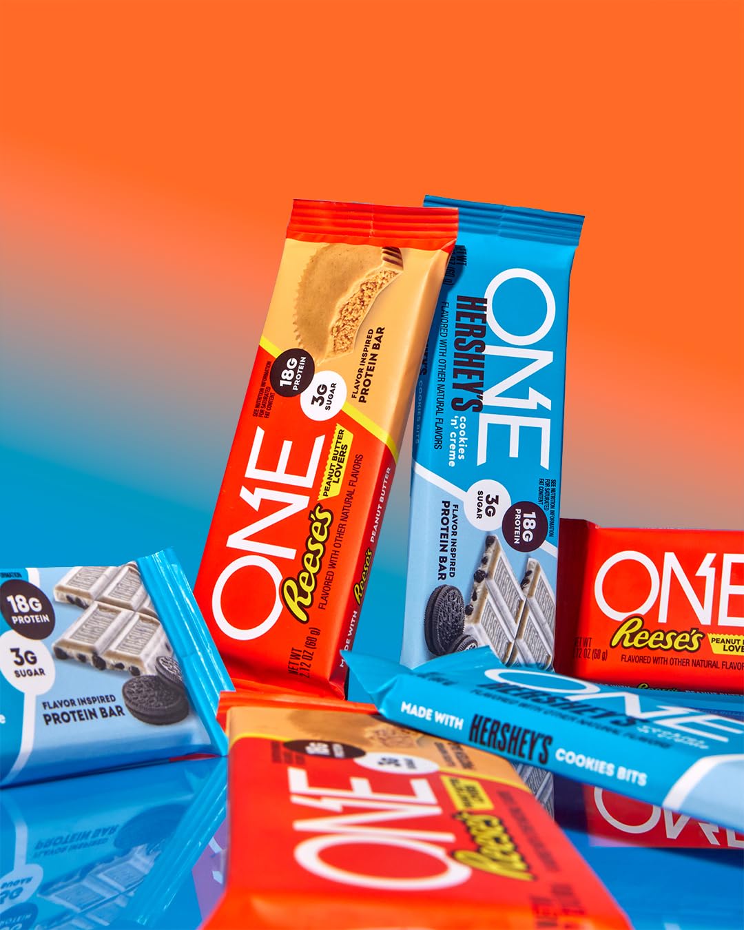 ONE Protein Bars, Gluten Free with 18g Protein and 3g Sugar