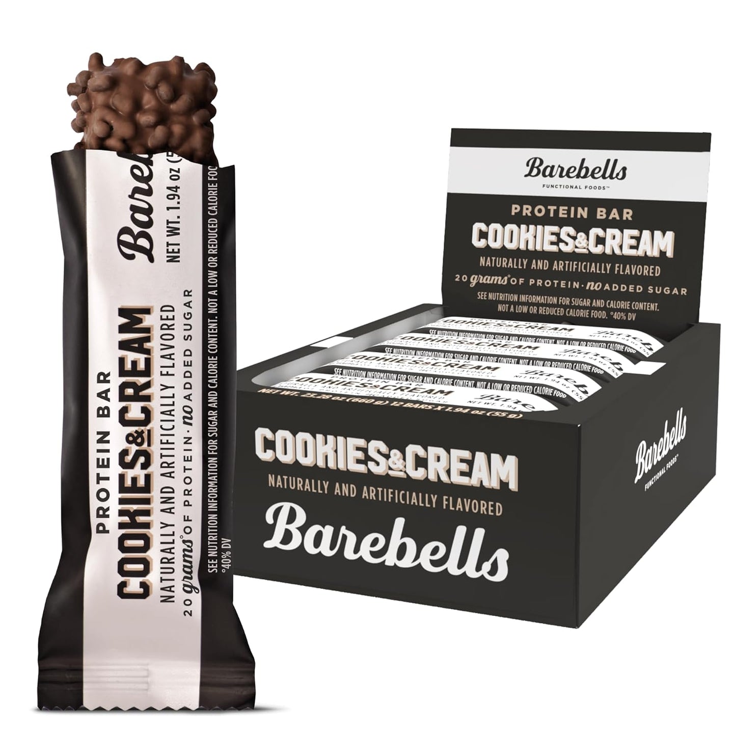 Barebells Protein Bar, 20g High Protein, Total Sugar 1g